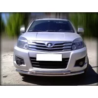 Защита передняя двойная 53-43 мм для Great Wall Hover H3 2010-2014