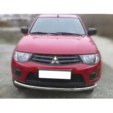 Защита переднего бампера 76 мм для Mitsubishi L-200 2014-2015