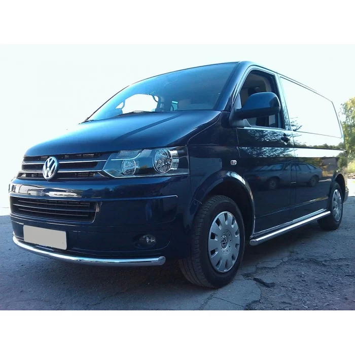 Пороги труба 60 мм для Volkswagen T5 2003-2009 артикул WLT5_2