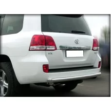 Защита заднего бампера 76 мм для Toyota Land Cruiser 200 Executive Lounge 2018-2021