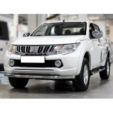 Защита переднего бампера 60 мм для Mitsubishi L-200 2015-2019