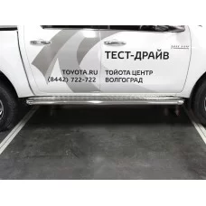 Пороги площадкой алюминиевый лист 60 мм для Black Onyx