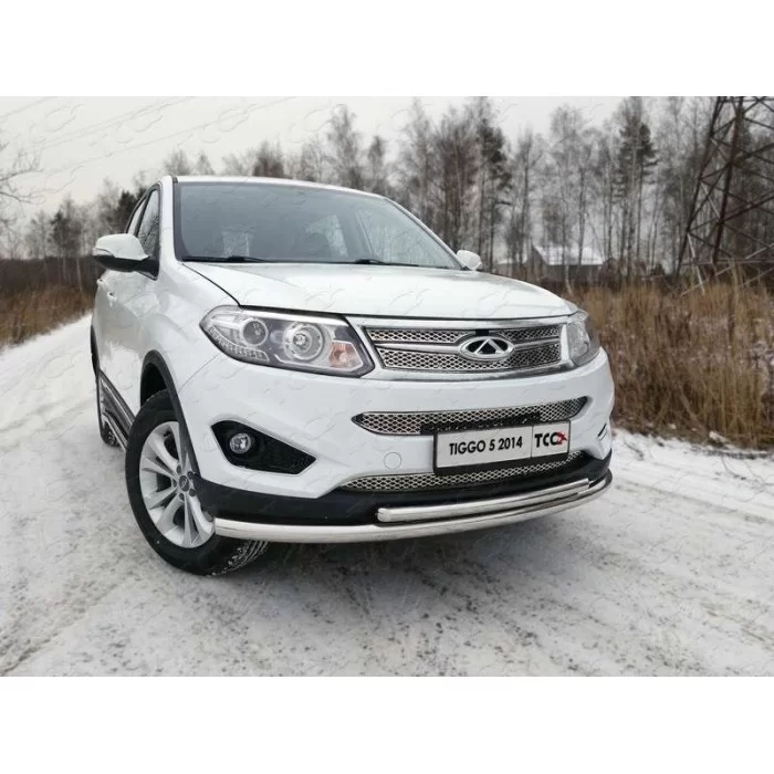 Накладка решётки радиатора средняя лист для Chery Tiggo 5 2014-2020 для Chery Tiggo 5 2014-2020