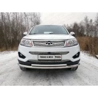 Накладка решётки радиатора средняя лист для Chery Tiggo 5 2014-2020