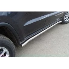 Пороги труба 60 мм для Jeep Grand Cherokee 2013-2017