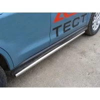 Пороги труба 60 мм для Mitsubishi ASX 2010-2016