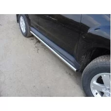 Пороги труба 60 мм для Mitsubishi Outlander 2010-2014