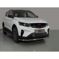 Защита переднего бампера 42 мм для Geely Coolray 2019-2023