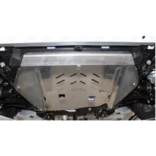 Защита картера и КПП алюминий 4 мм для Haval F7 2019-2024