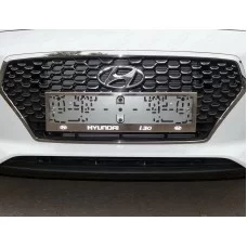 Рамка номерного знака комплект для Hyundai i30 2007-2024