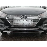Накладка решётки радиатора нижняя лист для Hyundai Solaris 2018-2020
