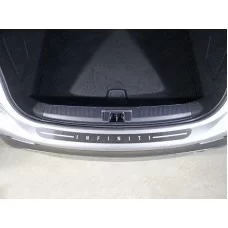 Накладка на задний бампер лист шлифованный надпись Infiniti для Infiniti QX30 2016-2019