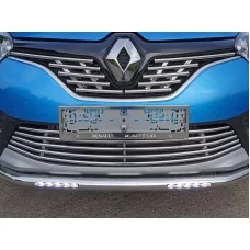 Накладка решётки радиатора нижняя 16 мм для Renault Kaptur 2016-2024