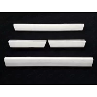 Накладки на пластиковые пороги лист шлифованный для Skoda Octavia A7 2013-2020