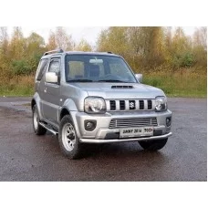 Защита переднего бампера 60 мм для Suzuki Jimny 2012-2018