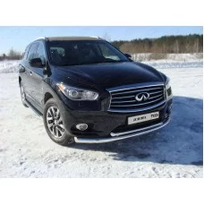 Защита передняя двойная 76-50 мм для Infiniti JX35/QX60 2012-2016