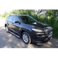 Защита переднего бампера 60 мм для Jeep Cherokee 2014-2018