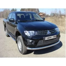 Защита переднего бампера 76 мм для Mitsubishi L200 2014-2015