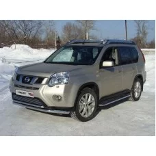 Накладка решётки радиатора верхняя 12 мм для Nissan X-Trail 2011-2015