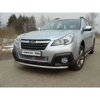Защита переднего бампера 50 мм для Subaru Outback 2012-2014