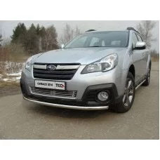 Защита переднего бампера 50 мм для Subaru Outback 2012-2014