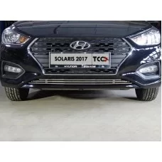 Накладка решётки радиатора нижняя 12 мм для Hyundai Solaris 2018-2020