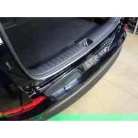 Накладка на задний бампер зеркальный лист надпись Tucson для Hyundai Tucson 2015-2018