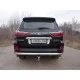 Защита заднего бампера овальная 75х42 мм для Lexus LX-570/450d 2015-2024 артикул LEXLX450d15-18