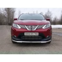 Накладка решётки радиатора нижняя лист для Nissan Qashqai (СПБ) 2015-2019