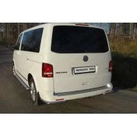Защита заднего бампера уголки 42 мм для Volkswagen Multivan/Caravelle 2009-2015