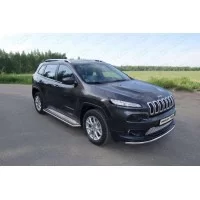 Защита переднего бампера 42 мм для Jeep Cherokee 2014-2018