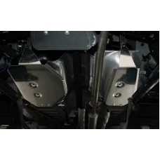 Защита бака ТСС алюминий 4 мм (комплект 2 шт) для Toyota RAV4 2019-2024