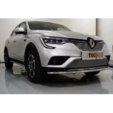 Защита переднего бампера 42 мм для Renault Arkana 2019-2024