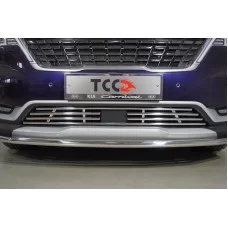 Накладка решетки радиатора нижняя 16 мм для Kia Carnival 2020-2024
