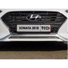 Накладка решётки радиатора нижняя 12 мм для Hyundai Sonata 2017-2019