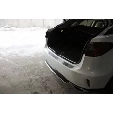 Накладка на задний бампер лист шлифованный надпись Lexus для Lexus RX F-Sport 2015-2024