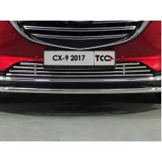 Накладка решетки радиатора нижняя 16 мм для Mazda CX-9 2017-2024