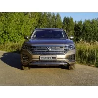 Защита переднего бампера 60 мм для Volkswagen Touareg 2018-2024