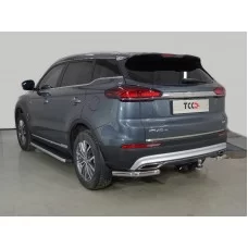 Защита задняя уголки 60,3 мм для Geely Atlas Pro 2021-2024