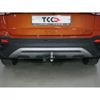 Фаркоп ТСС оцинкованный, шар Е для Volkswagen Taos 2021-2024