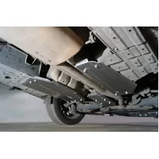 Защита бака ТСС алюминий (комплект 2 шт) 4 мм на 4WD 2.0 для GAC GS8 2023-2024