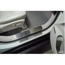 Накладки на пороги шлифованные 2 шт на 4WD для Gac GS8 2023-2024