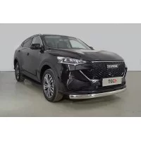 Защита передняя овальная 75х42 мм на 4WD для Haval F7 2022-2024