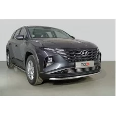 Защита переднего бампера 42,4 мм для Hyundai Tucson 2021-2024