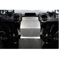 Защита радиатора ТСС алюминий 4 мм для Toyota Land Cruiser 300 2021-2024