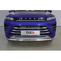 Защита переднего бампера с ДХО 60,3 мм на 2WD 1.5 для Exeed LX 2022-2024