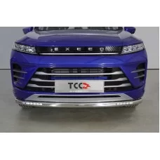 Защита переднего бампера с ДХО 60,3 мм на 2WD 1.5 для Exeed LX 2022-2024