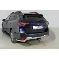 Защита задняя уголки 60,3 мм для Subaru Outback 2021-2024