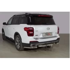 Защита задняя уголки 60,3 мм на 4WD для Gac GS8 2023-2024
