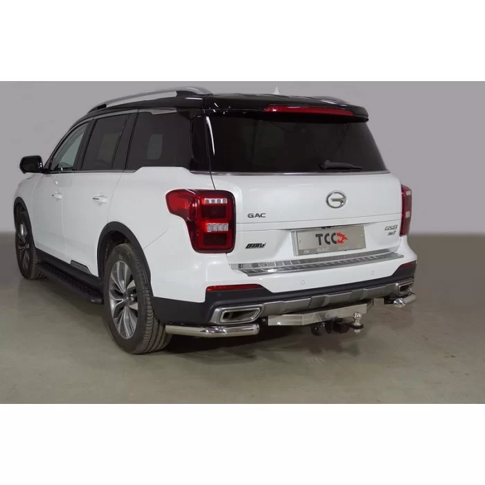Защита задняя уголки 60,3 мм на 4WD для Gac GS8 2023-2024